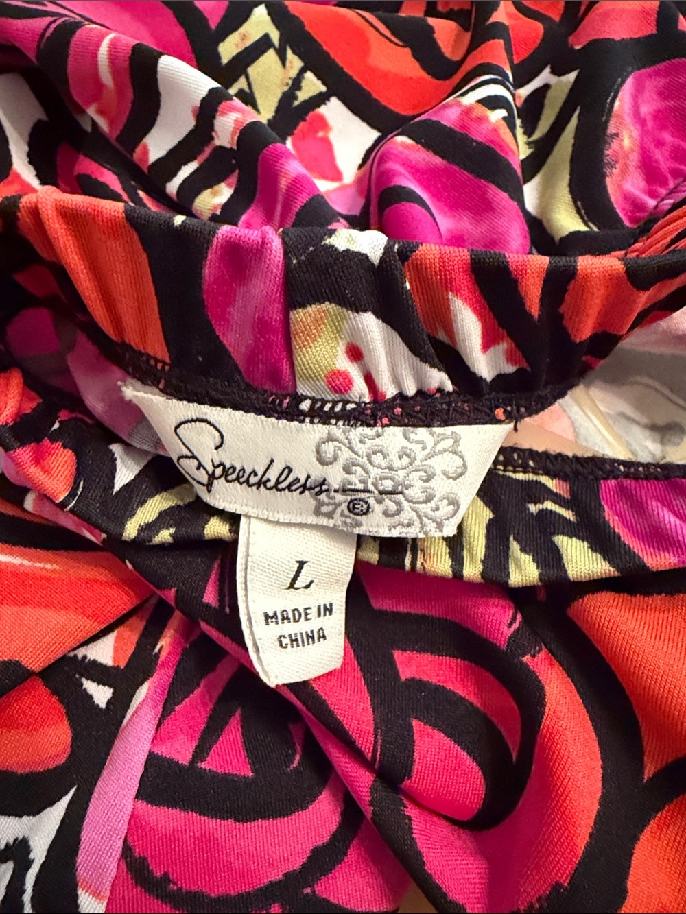 Speechless BOHO Halter Floral Print Dress in Pink & Orange - Picture 3 of 7